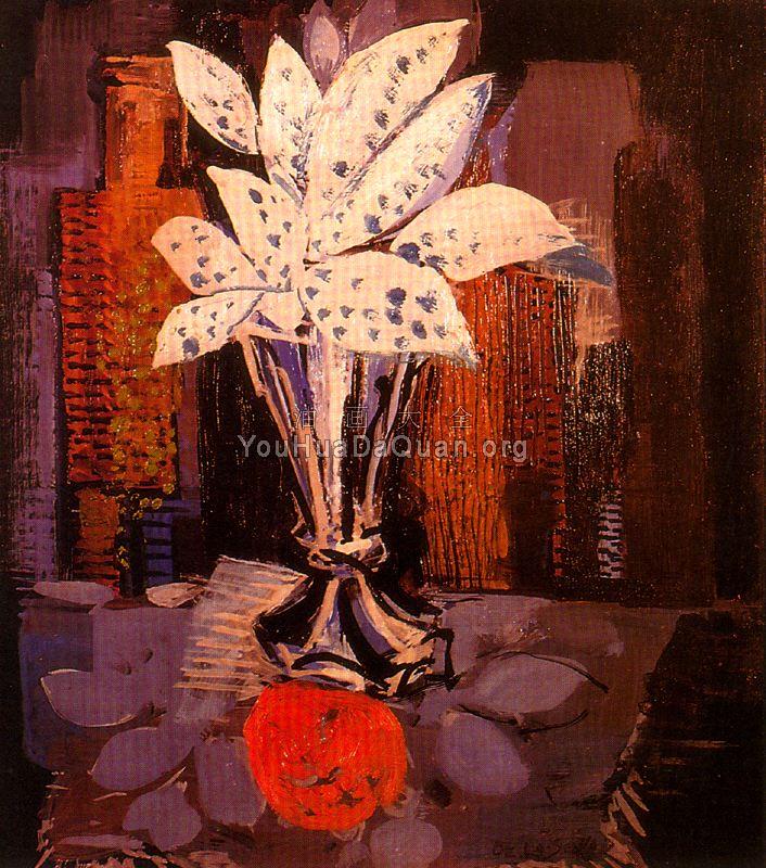 Bodegon de la naranja - 伊斯梅尔·冈萨雷斯·德·拉·塞尔纳